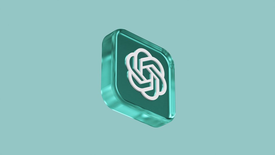 unsplash-image-agFmImWyPso 3D version of ChatGPT logo on green background